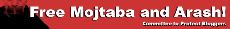 Free Iranian bloggers Mojtaba and Arash